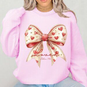 Loved Sweatshirt, 3:16 Bible Verse, Christian Shirt